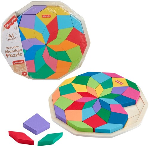 WOODEN MANDALA PUZZLE