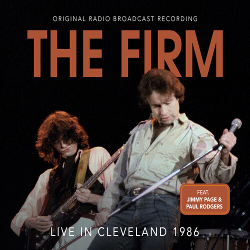 Firm - Live In Cleveland 1986 vinyl record cover