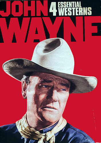 JOHN WAYNE WESTERNS 4 PACK