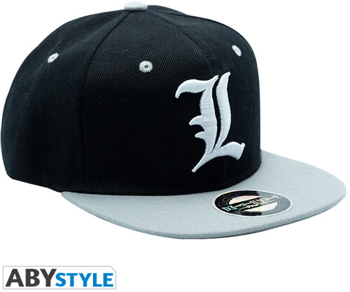 DEATH NOTE - BLACK & GREY L SNAPBACK CAP|alliance entertainment