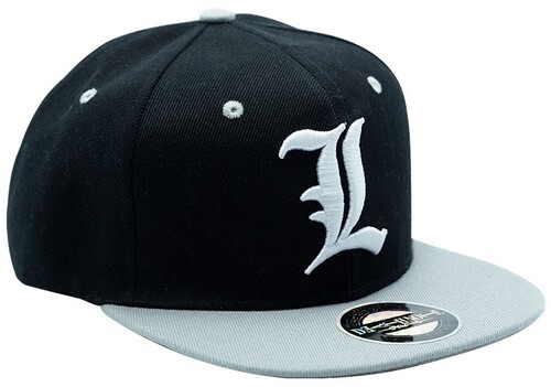 Death Note - Snapback Cap - Black & Grey L