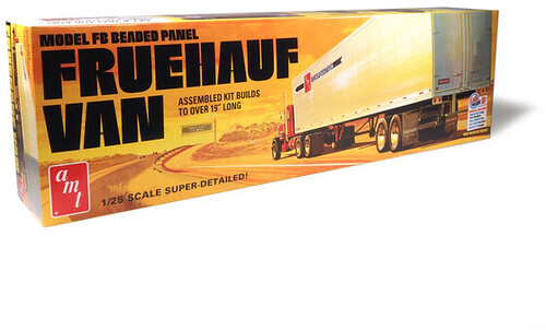 AMT Fruehauf 40' Beaded Van Trailer 1/25 Scale Model Kit