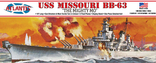 Uss Missouri Model - USS Missouri (BB-63) The Mighty Mo 1:665 Scale Model Kit