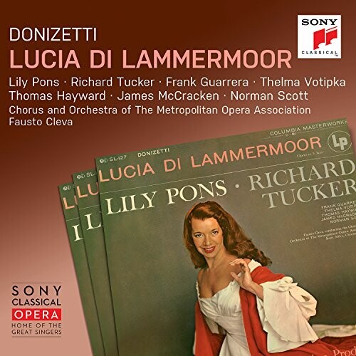 Donizetti / Cammarano / Cleva - Lucia Di Lammermoor vinyl record cover