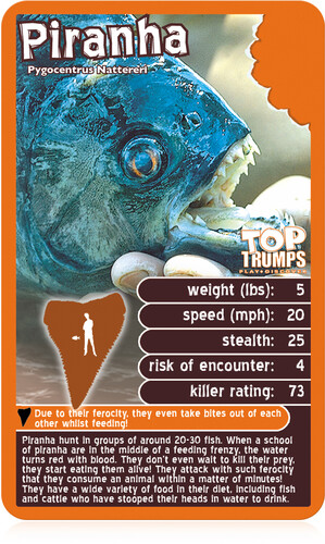 PREDATORS TOP TRUMPS