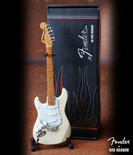 FENDER LEFTY STRAT CREAM MINI GUITAR REPLICA