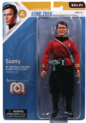 MEGO SCI-FI STAR TREK TOS SCOTTY 8IN AF