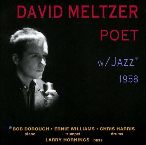 David Meltzer - Poet With Jazz 1958 vinyl record cover