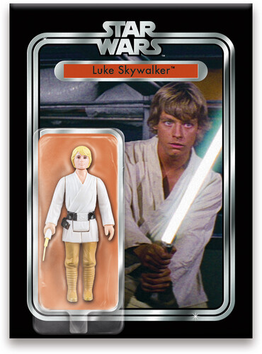 Star Wars Luke Action Figure 2.5 X 3.5 Flat Magnet - Star Wars Luke Action Figure 2.5 X 3.5 Flat Magnet
