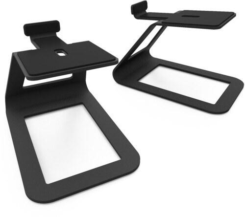 Kanto SE4 Elevated Desktop Speaker Stands for Midsize Speakers - Pair (Black)