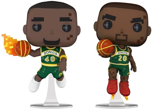 FUNKO POP! 8-BIT: NBA JAM - Seattle Sonics 2PK