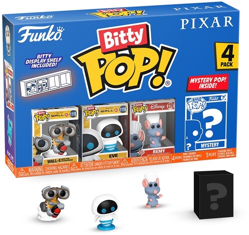 FUNKO BITTY POP PIXAR WALL E 4 PACK