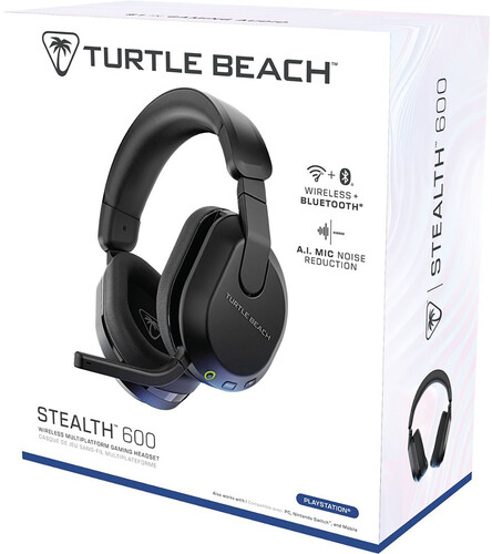 TB PS5 STEALTH 600 WIRELESS GAMING HEADSET - BLACK