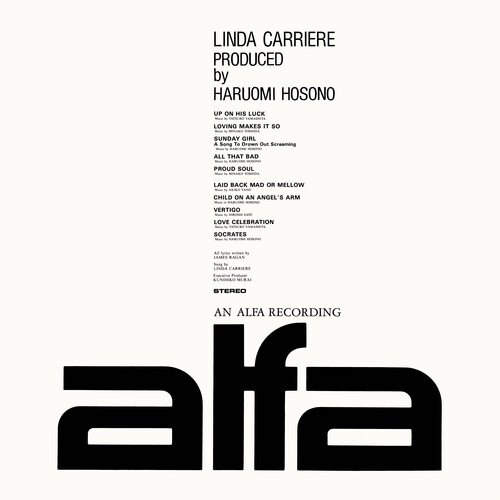 Linda Carriere - Produced By Haruomi Hosono vinyl record cover