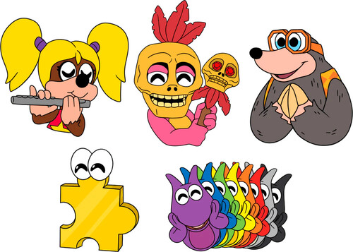 BANJO KAZOOIE PIN SET [FRIENDS]