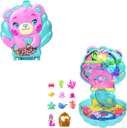 POLLY POCKET POCKET WORLD MERBEAR|alliance entertainment