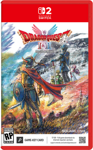 Dragon Quest I & II HD-2D Remake for Nintendo Switch 2 (Game-Key Card)