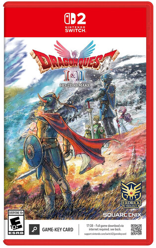Dragon Quest I & II HD-2D Remake for Nintendo Switch 2 (Game-Key Card)