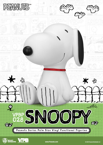 PEANUTS PALM SIZE VINYL FUNCTIONAL FIG: SNOOPY