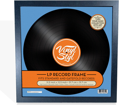 VINYL STYL 12 INCH RECORD DISPLAY FRAME BLACK