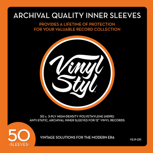 VINYL STYL VSP011 12IN IN SLV ARCHIVE QUALITY 50CT