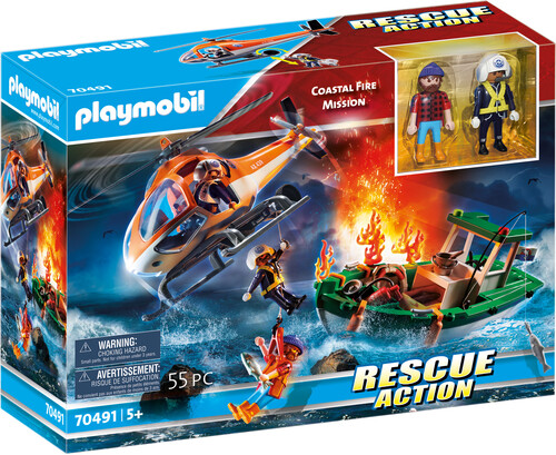 Playmobil - Playmobil - Rescue Action: Coastal Fire Mission