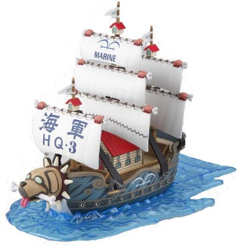 Bandai Hobby - One Piece - Grand Ship Collection - #8 Garp's Marine Ship Model Kit