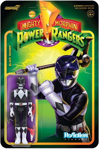 POWER RANGERS REACTION WAVE 2 - BLACK RANGER