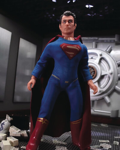 MEGO - Mego Dc Justice League Superman Henry Cavil 8in Af