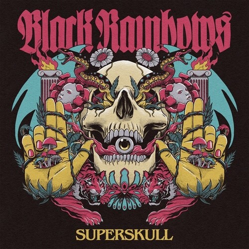 Black Rainbows - Superskull (Blue) vinyl record cover