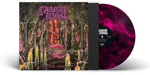 Carnal Tomb - Embalmed In Decay - Magenta/Black Marble [Colored Vinyl]
