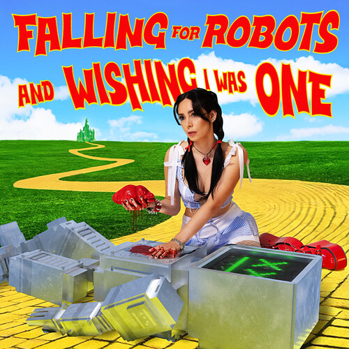 Falling for Robots & Wishing I Was One - Emerald Green