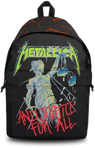 ROCKSAX METALLICA JUSTICE FOR ALL DAYPACK BLK
