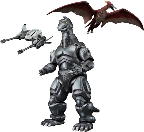 Tamashii Nations - Godzilla - S.H.MonsterArts - Mechagodzilla & Garuda & Fire Rodan Makuhari Decisive Battle Ver.