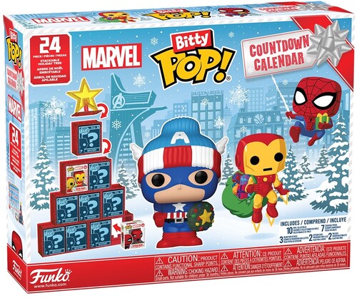 BITTY POP COUNTDOWN CALENDAR MARVEL COMIC 2025