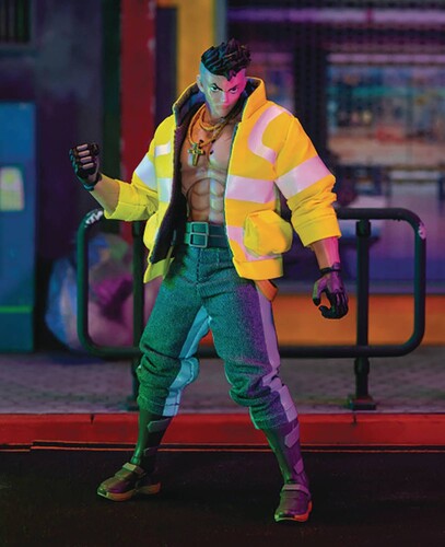 Action Figure Jada Toys Cyberpunk Edgerunners David 17 Cm, Super Articolata, Con Giacca Rimovibile E Testa Alternativa, Da Collezione