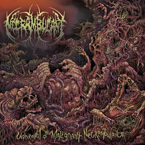Necrambulant - Upheaval Of Malignant Necrambulance vinyl record cover