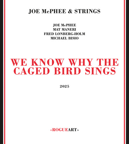 Joe Mcphee  & Strings - We Know Why The Caged Bird Sings vinyl record cover