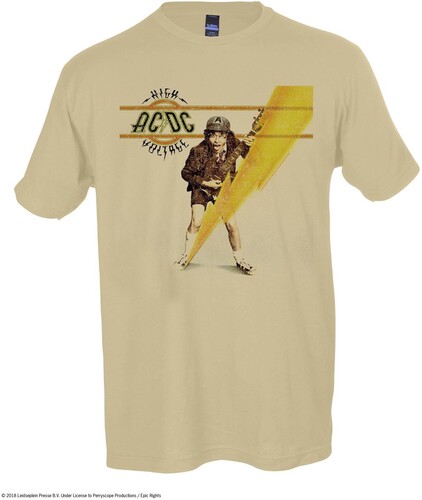 AC/DC - High Voltage - T-Shirt - Large (Natural)