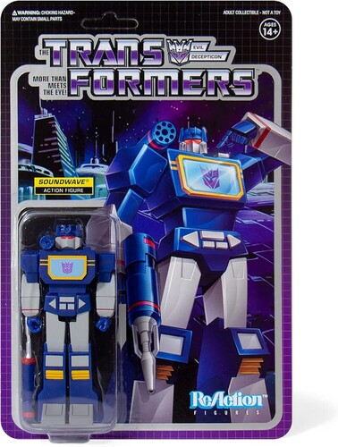 TRANSFORMERS REACTION FIGURE - RADIO SOUNDWAVE|alliance entertainment