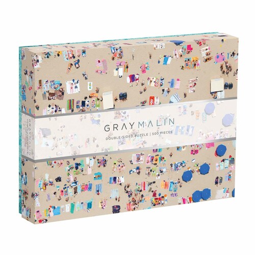 GRAY MALIN THE BEACH TWO SIDED PUZZLE 500 PIECES|alliance entertainment