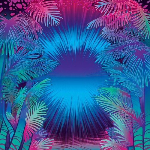 Flamingo Pier - Indigo vinyl record cover