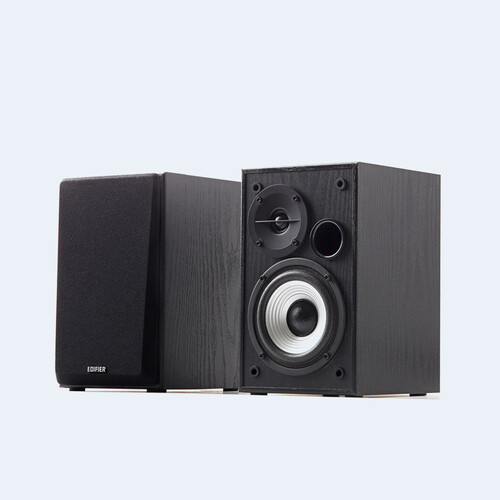 Edifier 4002557 R980T 2.0 Shelf Speakers 24W Black - Edifier 4002557 R980T 2.0 Active Compact Desktop / Bookshelf Speaker System Pair 24 Watts With built in Amp and Dual RCA inputs.