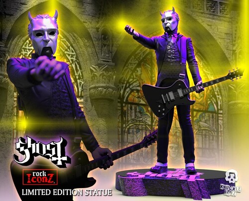 Knucklebonz - Knucklebonz - Ghost - Nameless Ghoul (Black Guitar) Iconz Statue