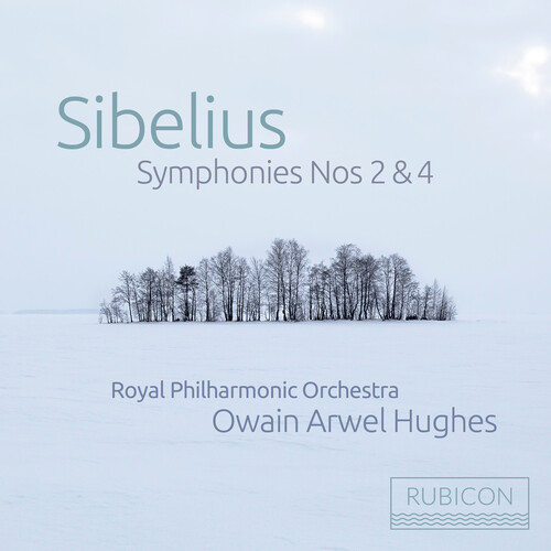 Royal Philharmonic Orchestra / Owain Arwel Hughes - Sibelius: Symphonies Nos. 2 & 4 vinyl record cover