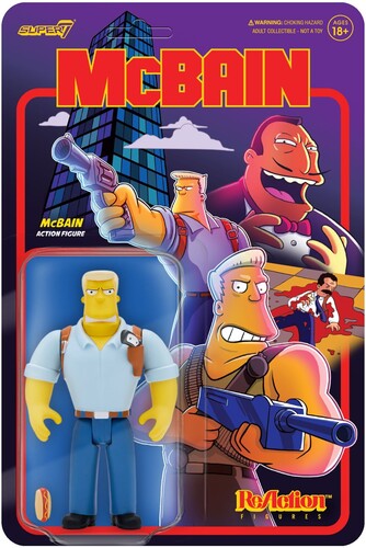 Simpsons Reaction Wv 1 McBain - McBain - Simpsons Reaction Wv 1 Mcbain - Mcbain (Afig) vinyl record cover
