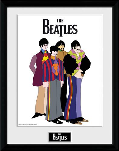 The Beatles - Framed Print - Yellow Submarine Group (12" x 16")
