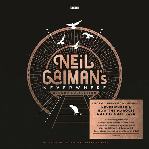 Neil Gaiman's Neverwhere Record Collection - Limited Deluxe Boxset with Signed Neil Gaiman Print & 5LP's pressed on 140-Gram Black Vinyl [Import]