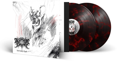 Xasthur - Inevitably Dark - Red/Black Marble (Blk) [Colored Vinyl]