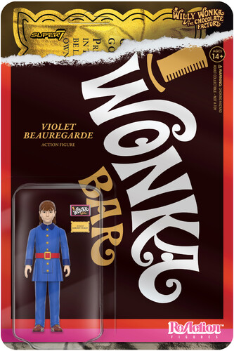 Willy Wonka Reaction Figures W1 - Violet Beauregar - Willy Wonka Reaction Figures W1 - Violet Beauregar vinyl record cover